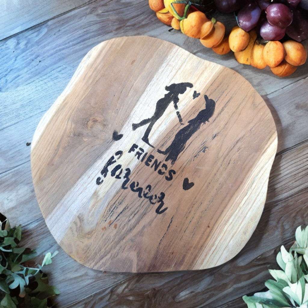 Houten decoratie - Friends forever ~ Tika's Collection