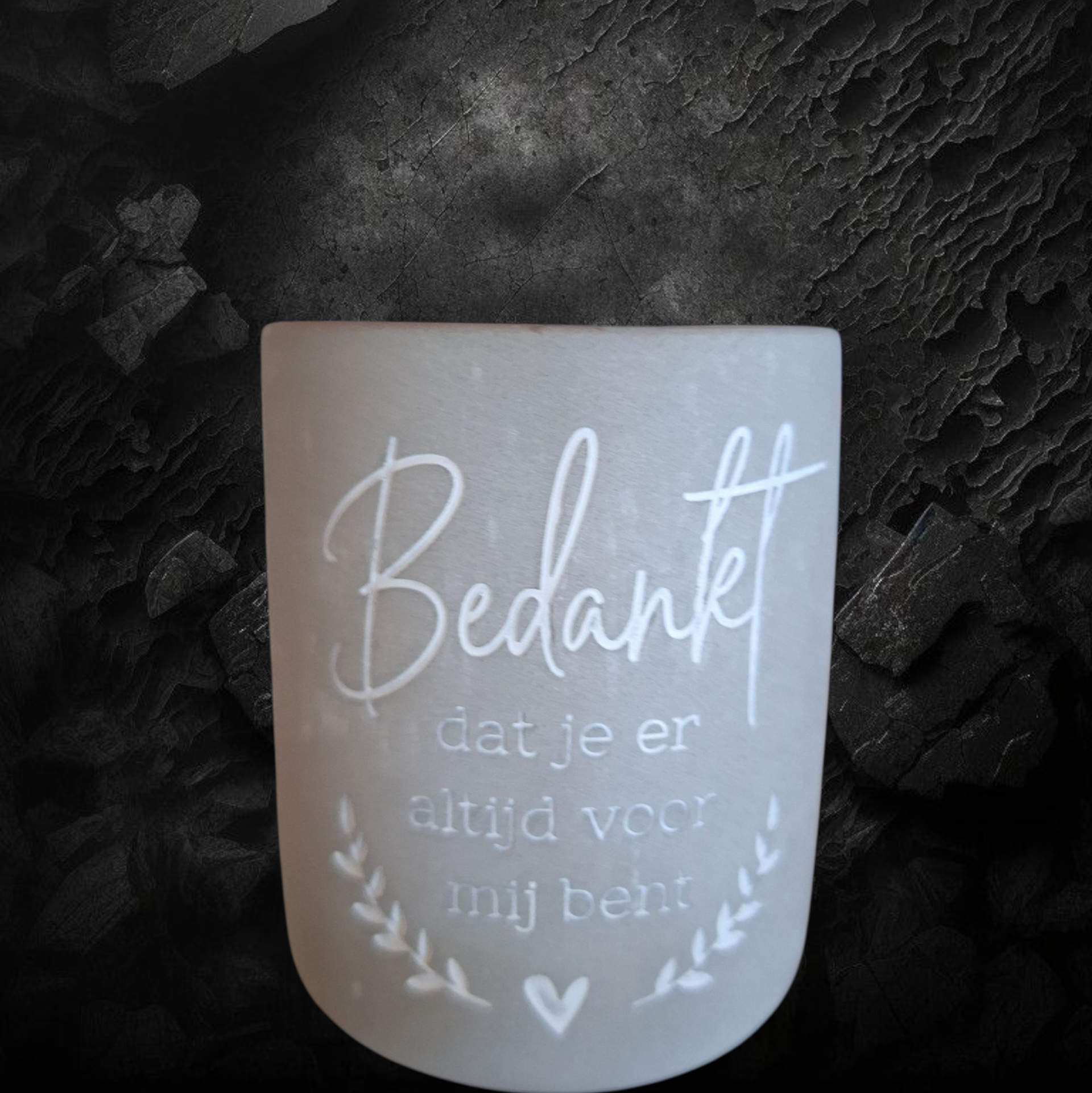 Kaars - Bedankt dat je er altijd voor me bent