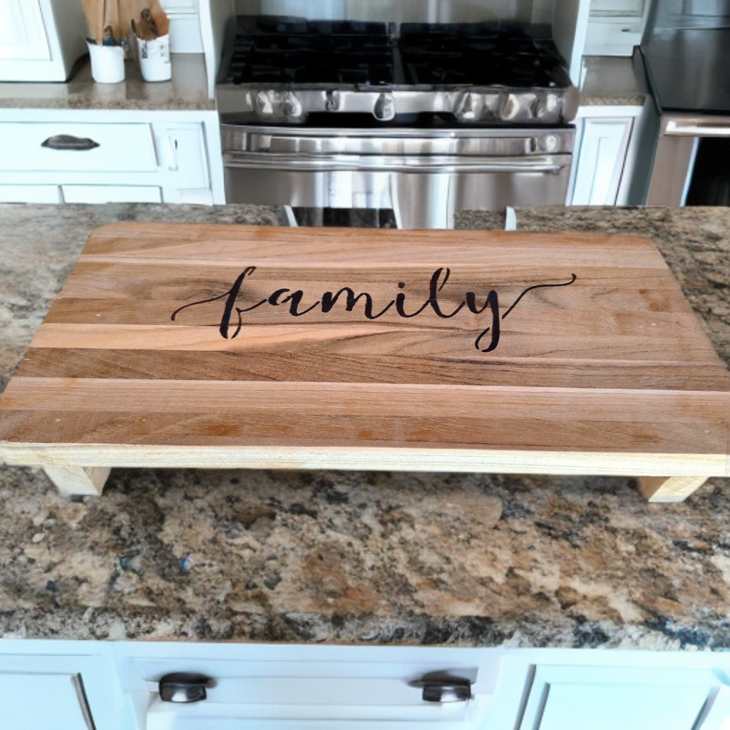 Houten serveertafeltje - Family - Tika's Collection