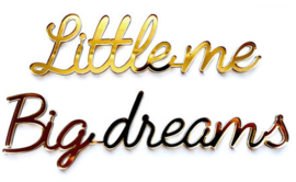 Zelfklevend - Little me big dreams