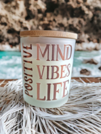 Kaars - positive - Handmade