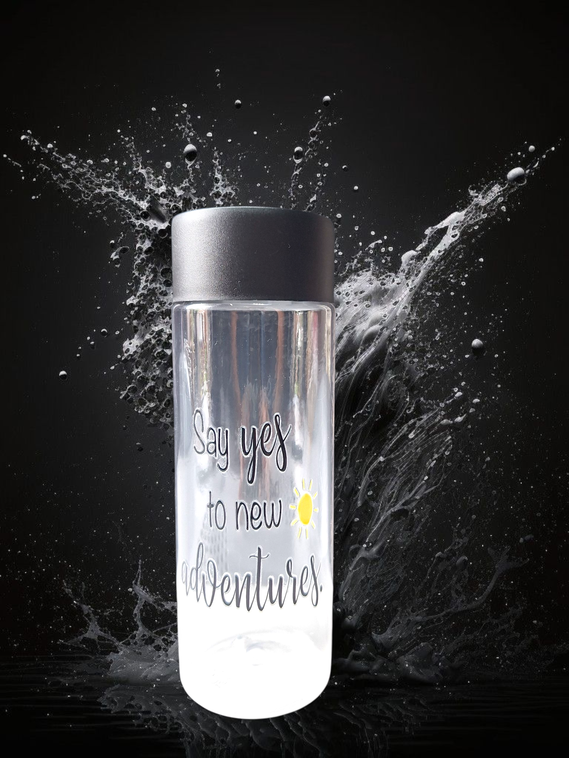 Drinkfles - Say yes to new adventures