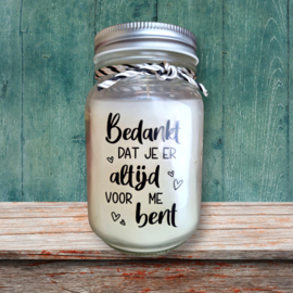Kaars - Bedankt dat je er altijd voor me bent