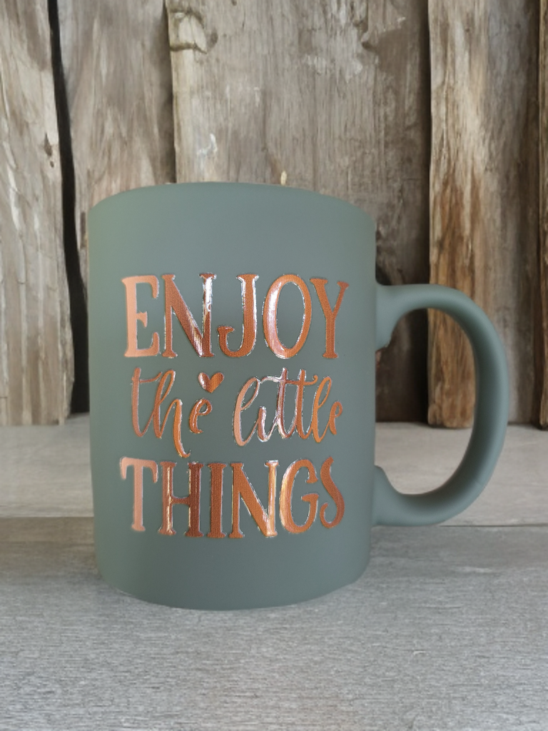 Enjoy the little things  - groen