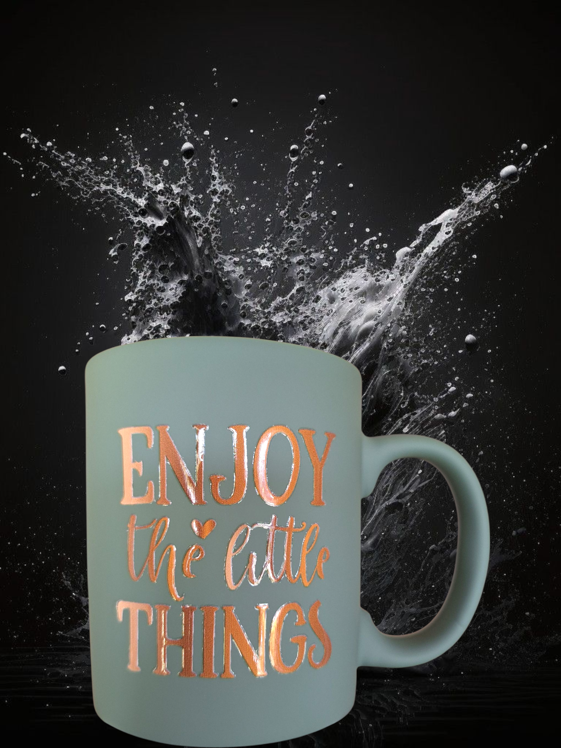 Enjoy the little things  - groen