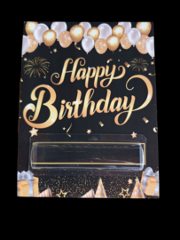 Geldwenskaart Happy Birthday