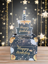 Geldwenskaart Happy Birthday cadeau