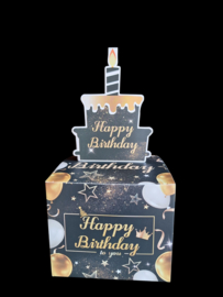 Geldwenskaart Happy Birthday cadeau
