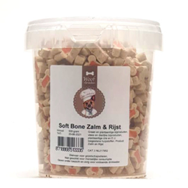 Woof Snacks  Duo Bot Zalm en Rijst 500 g