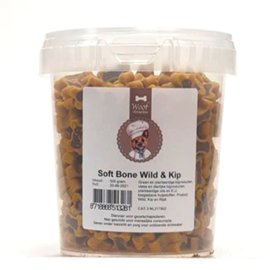 Woof Snacks  Duo Bot Kip en Rijst 500 g