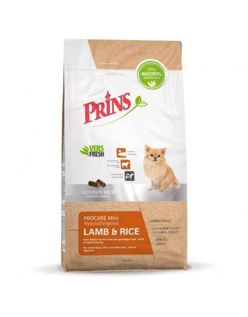 Prins Procare Lam en rijst Mini 3kg