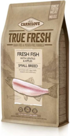 Carnilove True Fresh - Verse Vis  Small Breed, met linzen en appel, eierschaal, lijnzaad en rozemarijn 4kg