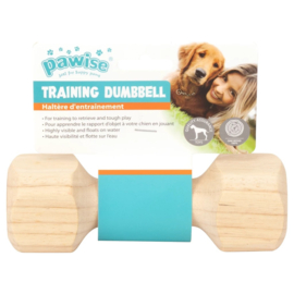 pawwise wooden retrieving dumbbell