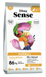 Dibaq Sense KAT Kalkoen&Eend (Hairball) 1,5kg