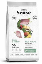 DIBAQ SENSE Eend Kalkoen (light & senior) 2kg