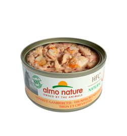 Almo Nature Natural Tonijn met garnaaltjes 70gr