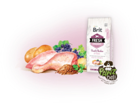 Brit fresh chicken with potato PUPPY 2,5kg