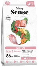 Dibaq Sense KAT Zalm&Kalkoen (Kitten) 1,5kg