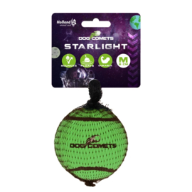 Dog comets tennisbal starlight