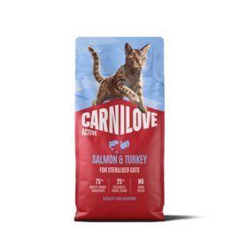 Carnilove  KAT Zalm & Kalkoen Sterilised 400gr