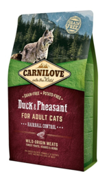 Carnilove Into The Wild Kat Eend en Fazant 6kg