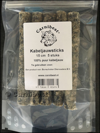 Carnibest Kabeljauwsticks 15cm 5stuks