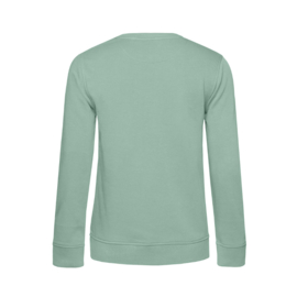 Pastel mint DOCENT. Dames Sweater Krijt