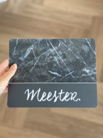 Marmer MEESTER. Muismat Klas