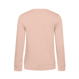 Pastel roze DOCENT. Dames Sweater Krijt