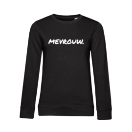 Zwart MEVROUW.  Sweater