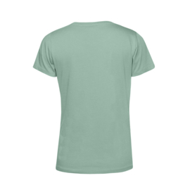 Pastel mint DOCENT. Dames Shirt Ronde hals Krijt