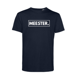 Donkerblauw MEESTER. Shirt Klas