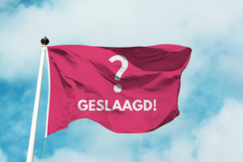 Geslaagd vlaggen