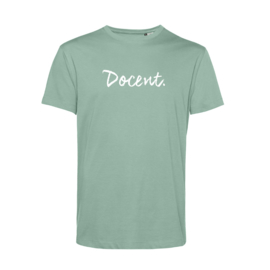 Pastel mint DOCENT. Heren Shirt Krijt