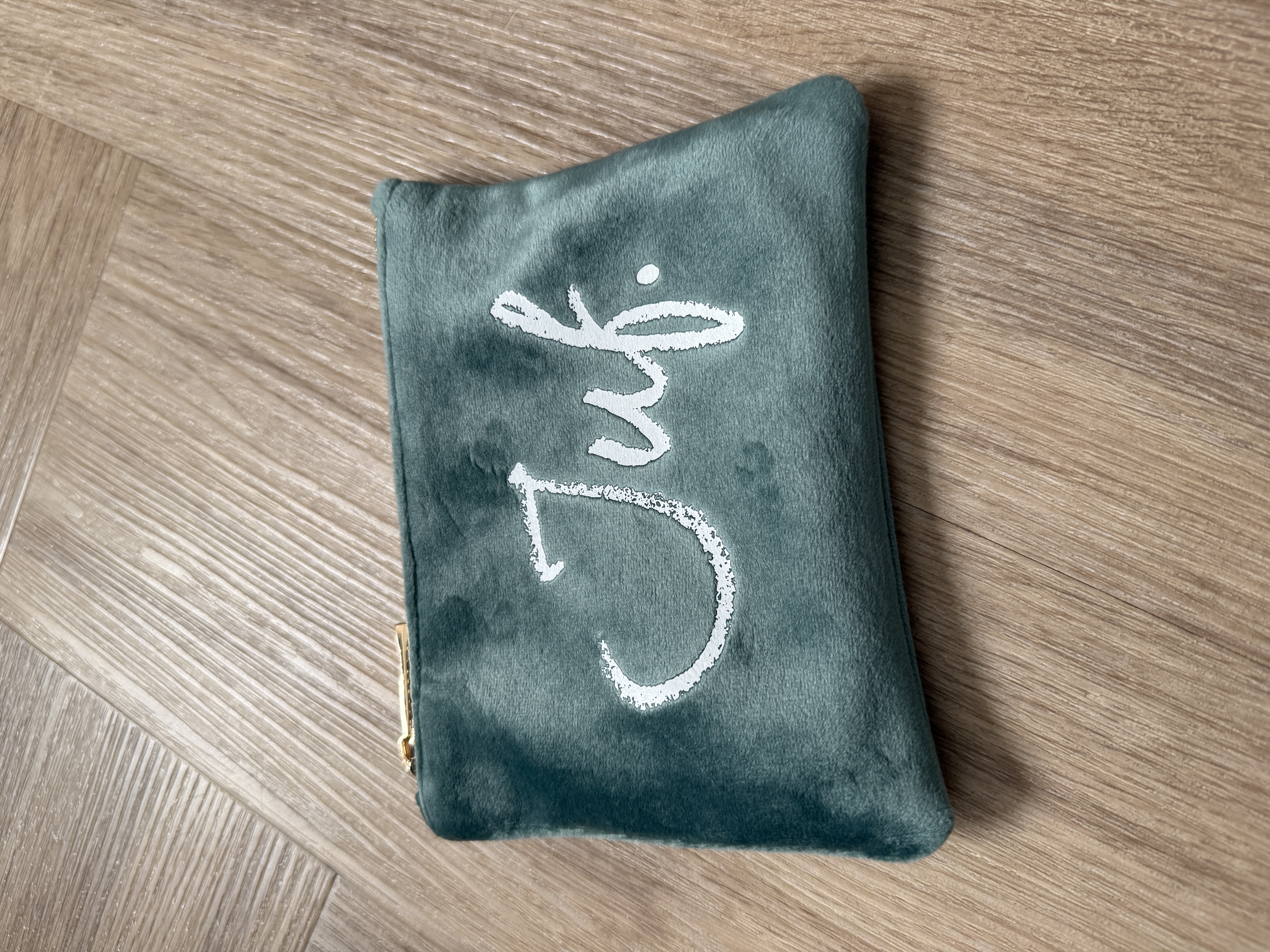 Mintgroen JUF. Velvet Etui Krijt Klein
