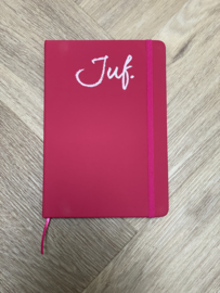 Roze JUF. Notitieboekje Krijt