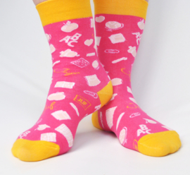 Roze JUF. sokken