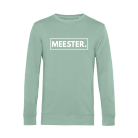 Pastel mint MEESTER. Sweater Klas