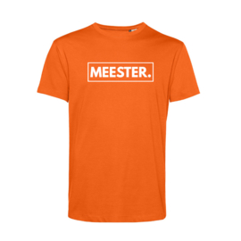 Oranje MEESTER. Shirt Klas