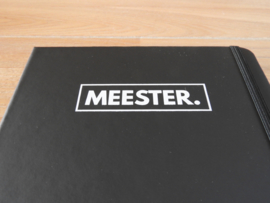Zwart MEESTER. Notitieboekje Klas