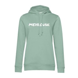 Pastel mint MEVROUW. Hoodie