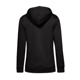 Zwart DOCENT. Dames Hoodie krijt