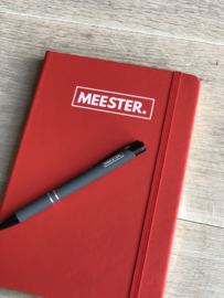 Rood MEESTER. Notitieboekje Klas