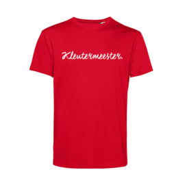 Rood KLEUTERMEESTER. Shirt Krijt