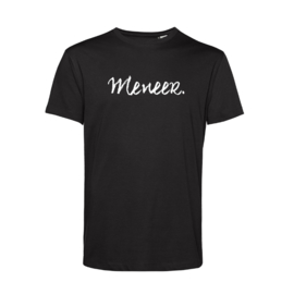 Zwart MENEER. Shirt Krijt