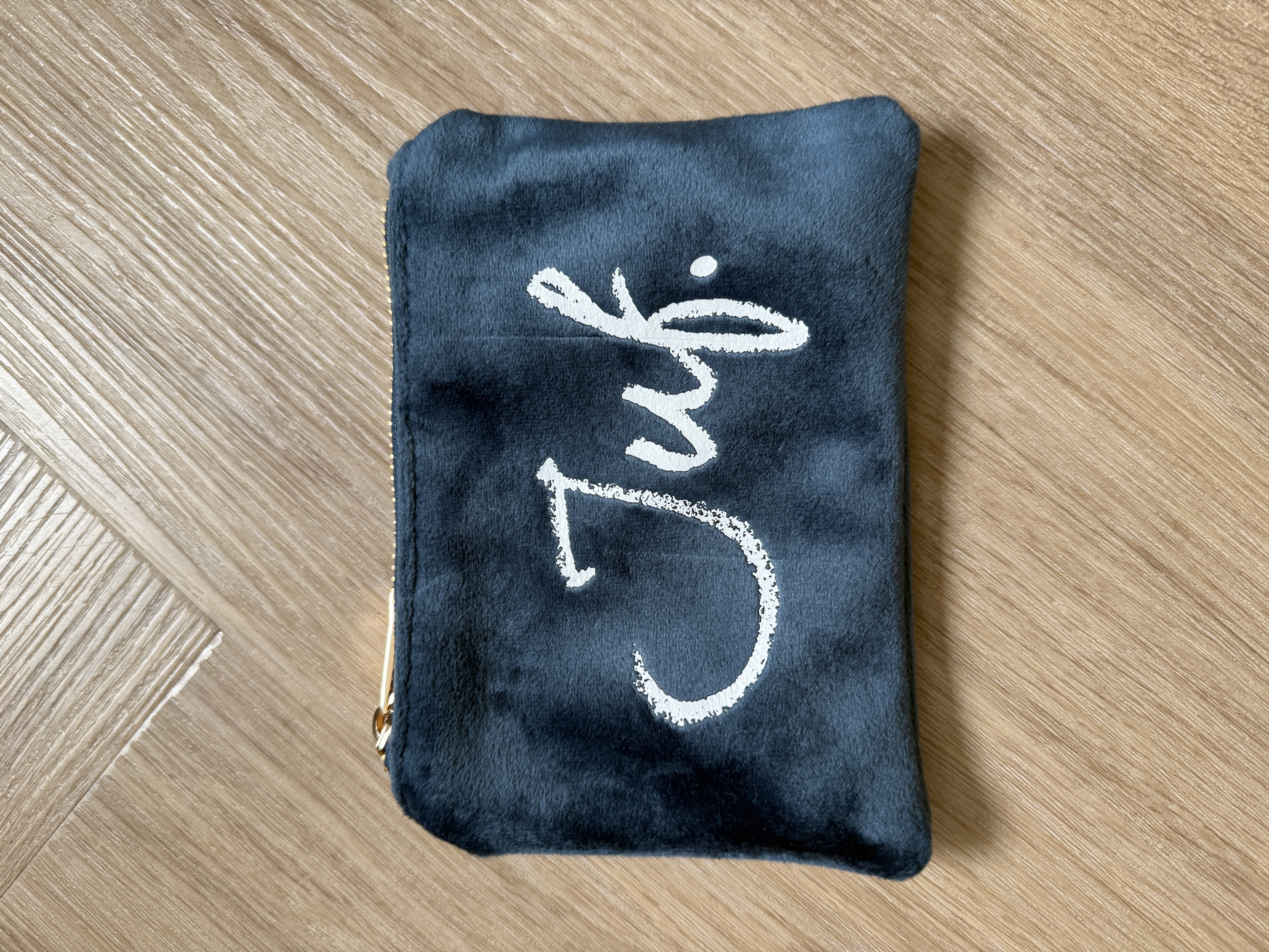 Kirstalblauw JUF. Velvet Etui Krijt Klein