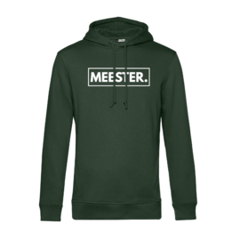 Flessengroen MEESTER. Hoodie Klas