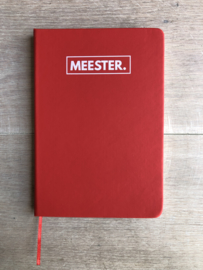 Rood MEESTER. Notitieboekje Klas