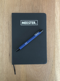 Donkerblauw MEESTER. Pen Klas