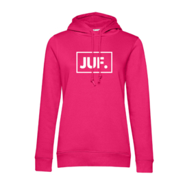 Fuchsia JUF. Hoodie klas